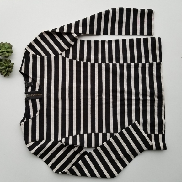 J. Crew Stripe Heavyweight Knit Tee - Picture 4 of 8